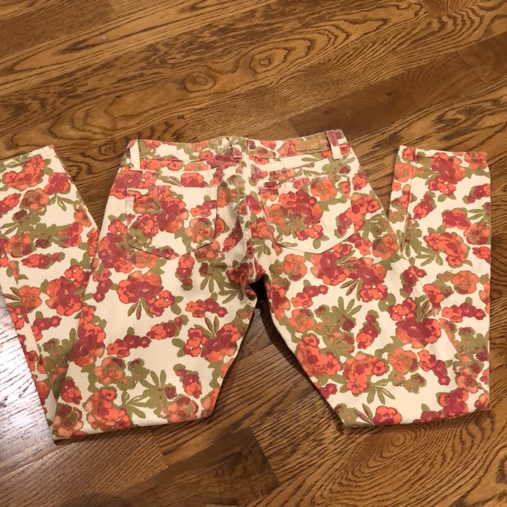 Paige Floral Skyline Ankle Peg. 25 - Picture 16 of 16